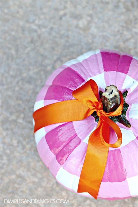 Fall Front Porch Decorations Using Hot Pink And Orange Dimples And