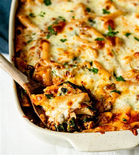 Italian Baked Penne Pasta Casserole Gluten Free All The Healthy Things