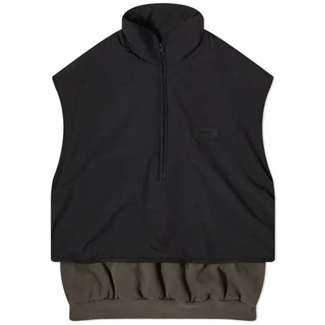 Fear Of God Essentials Spring Nylon Fleece Mockneck Vest Where To Buy