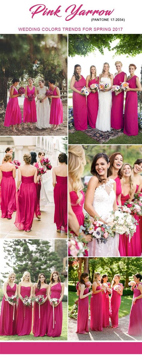 Top 10 Pantone Colors For 2017 Spring Wedding Trends Bridesmaid Color