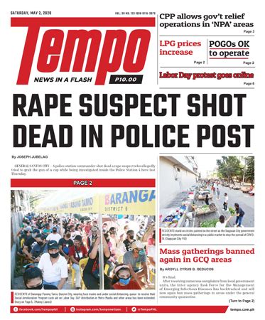 Tempo 2 May 20202 Saturday Issue Tempo The Nation S Fastest