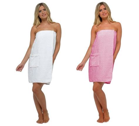 Womens 100 Cotton Terry Cloth Beach Cover Up Dress Spa Bath Body Towel