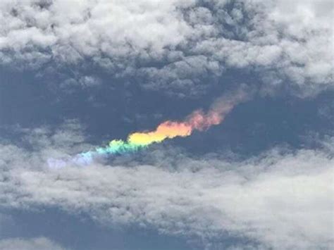 Recent Viral Video Of Rare Rainbow Clouds Seen In The Sky Pagalparrot