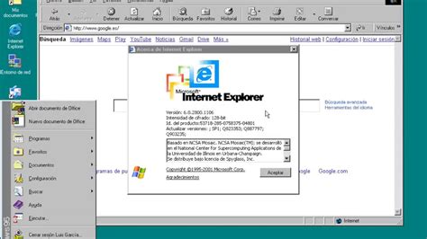 Windows 95 With Internet Explorer 6 Sp1 Youtube