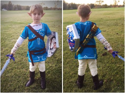 Trim belts to fit and use rivetsto hold them together. DIY Link costume from Zelda: Breath of the Wild. | Link costume, Varsity jacket, Costumes