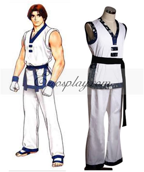 The King Of Fighters Kim Kaphwan White Cosplay Costume Deals Cosplay