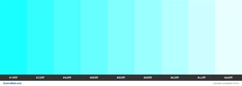 Aqua Light Colors Palette ColorsWall