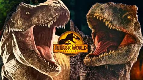 T Rex Vs Giganotosaurus Jurassic World Dominion Battle Animation My