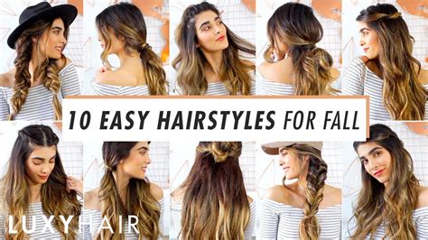 10 Heatless Hairstyles For Fall Youtube