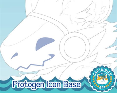 Protogen Icon Base Furry Lineart And Base Etsy Hong Kong