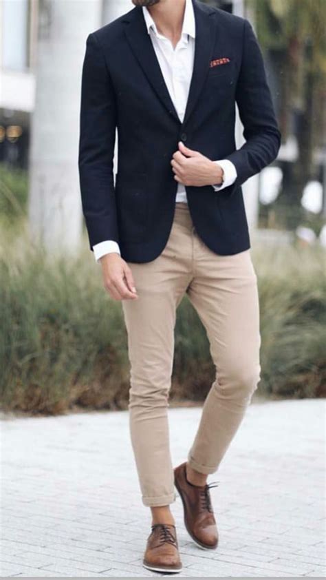 Navy And Tan A Tried And True Color Pairing Mens Fashion Blazer