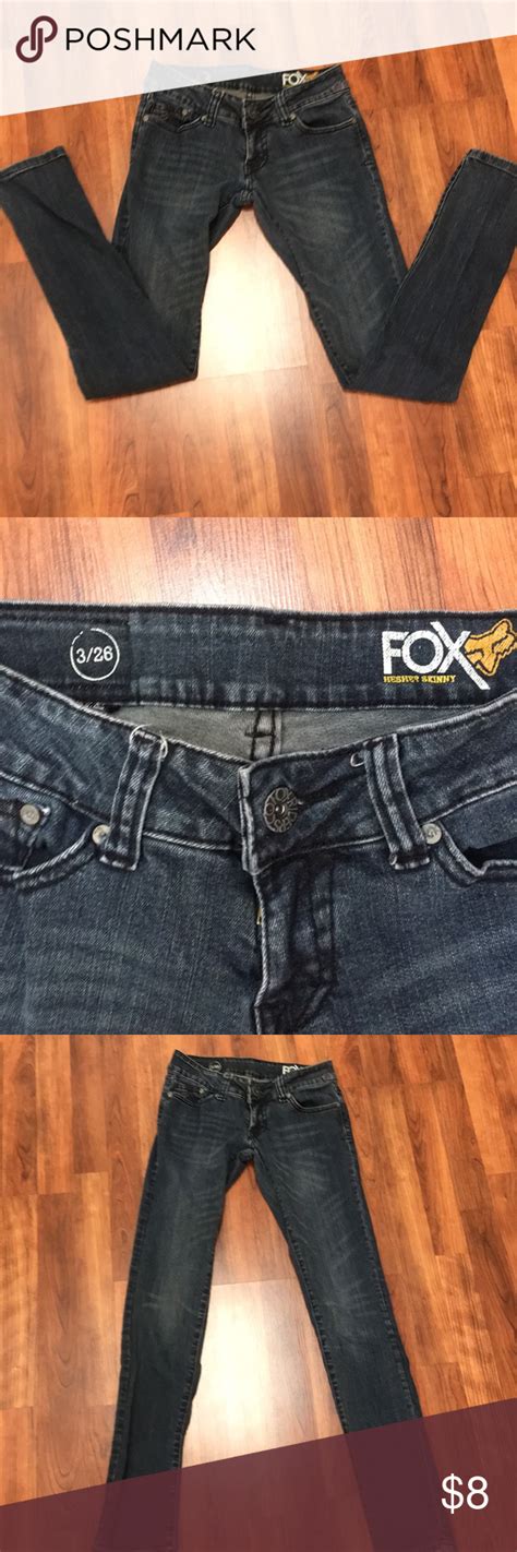 Fox Jeans Womens Sz 326 Women Jeans Material Stretchy Jeans