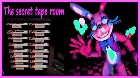 Fnaf Vr Tapes Room Fnaf Secret Tapes Room Glitchtrap Secret Is