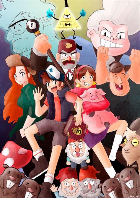 This is just for fun! Gravity Falls Fan Art by edamex on DeviantArt
