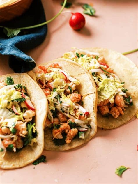 Cilantro Lime Lobster Tacos With Spicy Slaw Dad With A Pan