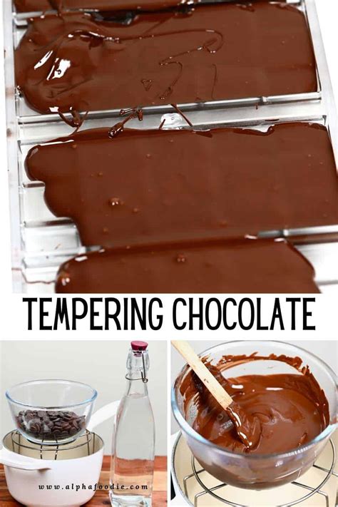 How To Temper Chocolate 3 Methods Alphafoodie