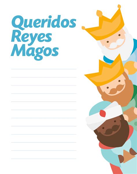 Más De 50 Cartas Para Enviar A Los Reyes Para Imprimir Y Descargar