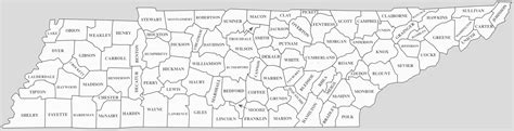 Map Of Counties In Middle Tennessee World Map