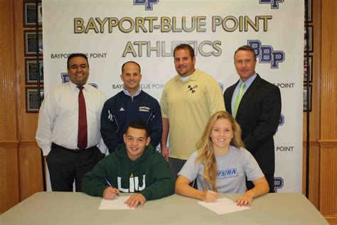 Bayport Blue Point High Athletes Sign National Letters Of Intent
