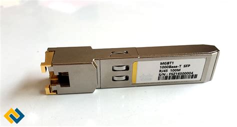 Cisco Mgbt1 Gigabit Ethernet 1000 Base T Mini Gbic Sfp Transceiver Mgbt1