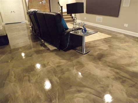 Dish soap has a neutral ph, making it ideal for both sealed and unsealed concrete. Basement Flooring Options Epoxy Finish - Epoxy Flooring ...