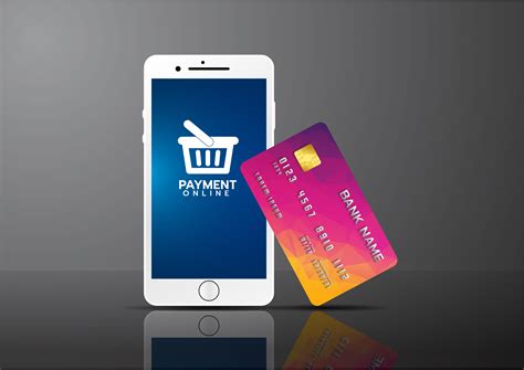 Amazon advertising find, attract, and engage customers: Mobile payment concept, Smartphone with processing of mobile payments from credit card. Vector ...