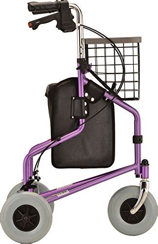 Nova Traveler 3 Wheel Rollator Walker All Terrain 8 Wheels Includes