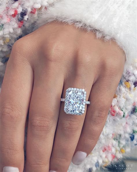 Carat Radiant Cut Diamond Engagement Ring Ascot Diamonds