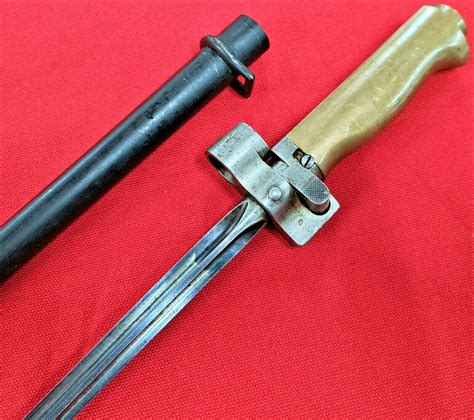 Ww1 1886 Lebelrosalie Sword Bayonet And Scabbard French Army Jb