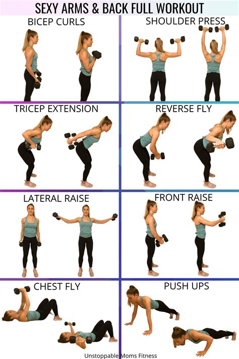 Upper Body Dumbbell Workout Dumbell Workout Fitness Body Workout