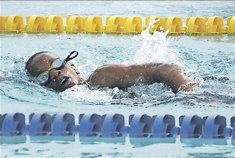 swimmers make splash in swift heptathlon the tribune