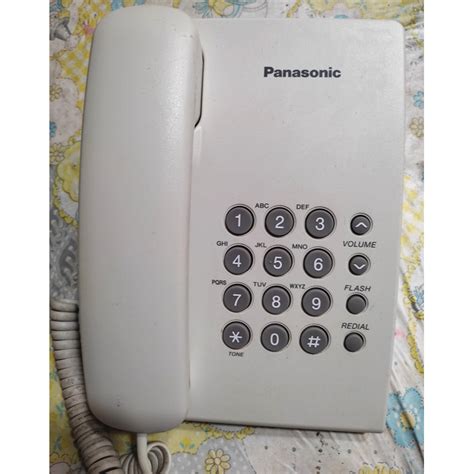 Panasonic Single Line Phone Kx Ts500ml Second Hand Shopee Malaysia