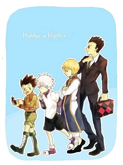 Hunter X Hunter Gon Kirua Kurapika And Leorio Hunter X Hunter