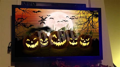 Halloween Window Projections Volume 1 Dvd Examples Youtube