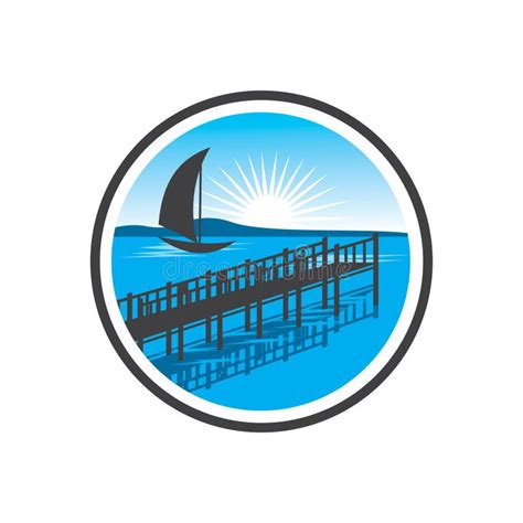 Boat Dock Logo Stock Illustrations 1048 Boat Dock Logo Stock
