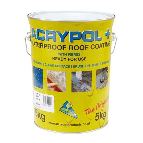 Acrypol Plus Acrylic Waterproof Coating Grey 5kg Rc30045