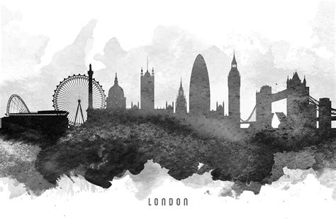 London Cityscape 11 Painting By Aged Pixel Pixels