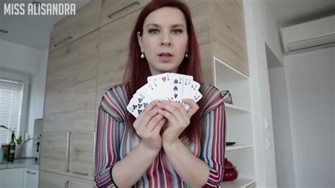 Miss Alisandra Findom Card Game Vol 7 Best Jerk Off