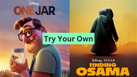 Make Ai Generated Disney Pixar Movie Posters Free Now Open Ai Sea