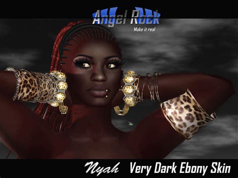 Second Life Marketplace Nyah Dark Ebony African Skin And Makeup
