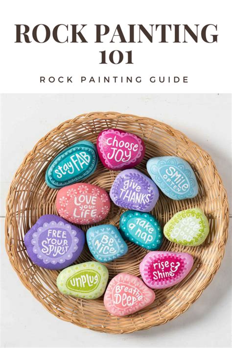 Rock Painting 101 For Beginners Step By Step How To Guide
