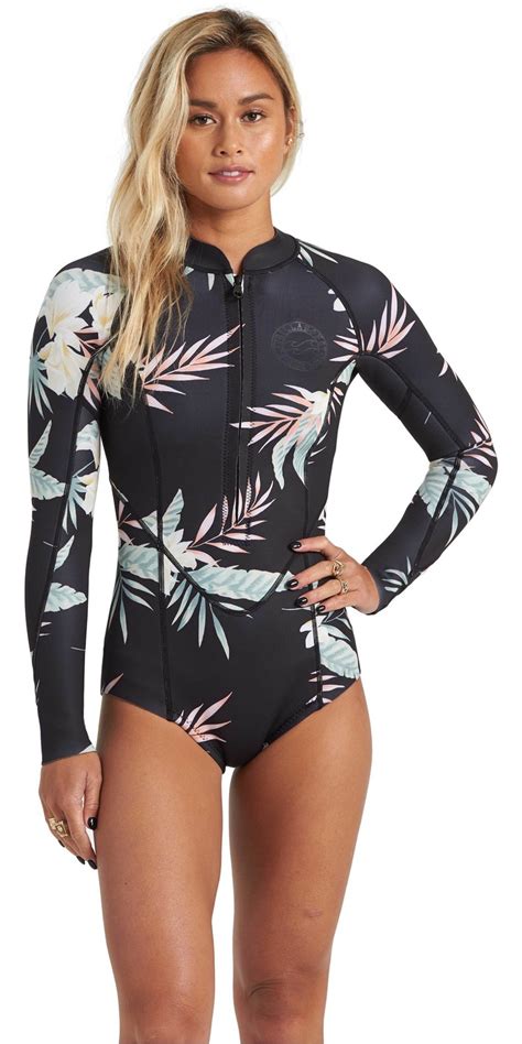 2020 billabong womens salty dayz 2mm long sleeve spring wetsuit u42g32 tropic watersports outlet