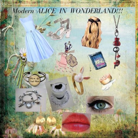 Modern Day Alice In Wonderland By Fashionrose214 On Polyvore