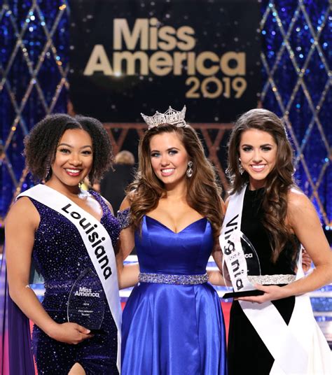 louisiana and virginia win preliminary awards at the second night of the 2019 miss america