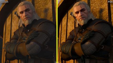 The Witcher 3 Nintendo Switch Vs Ps4 Early Graphics Comparison Youtube