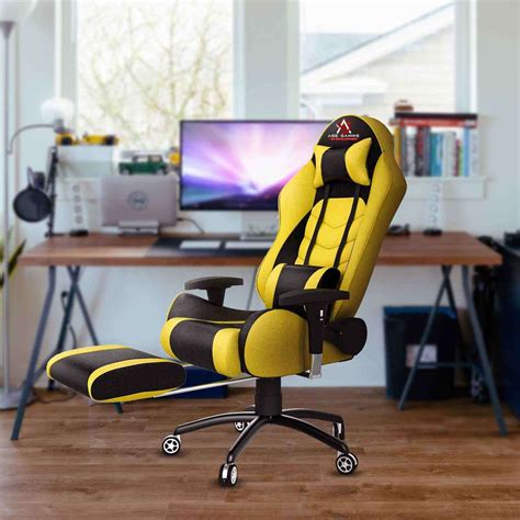 Ase Gaming Gold Series Gaming Chair With Footrest Red And Black