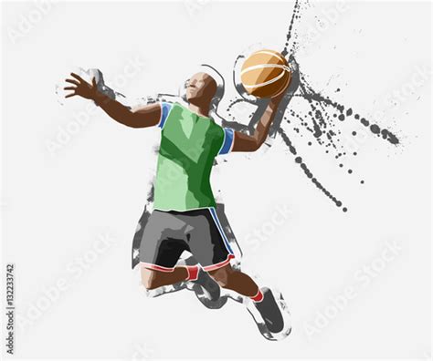 Basketball Player 3d Rendering Stock Photo And Royalty Free Images