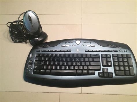 Logitech Cordless Keyboard Y Rr54 Mouse And Receiver 1791488108