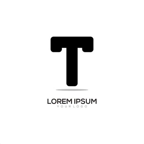 Premium Vector Letter T Silhouette Logo