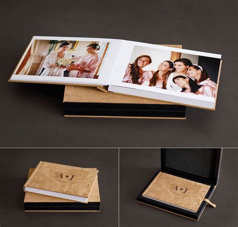 Photo album pages lay flat when opened, so they're perfect for showing off panoramic spreads. Italian Wedding Album